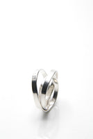 Fine Silver Ellipse Ring 