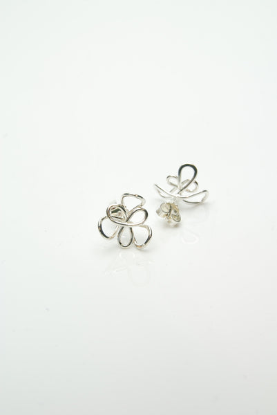 Flora Silver Earrings