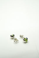 Apple-green Ball Earrings