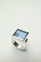 Kubbur Silver & Spinel Ring