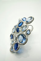 Sea of Blue Silver Ring