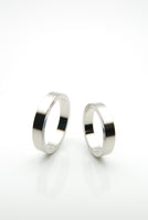 Form Fine White Gold Bands