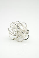 Tufted Silver Ring