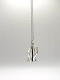 Geometric Silver Necklace