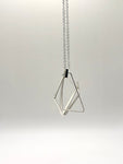 Geometric Silver Necklace