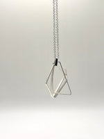Geometric Silver Necklace