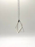 Geometric Silver Necklace