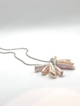 Silver Pink Pearl Pendant