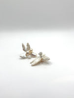 Pearl Angel Earrings