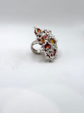 Orange and Yellow Hraun Ring