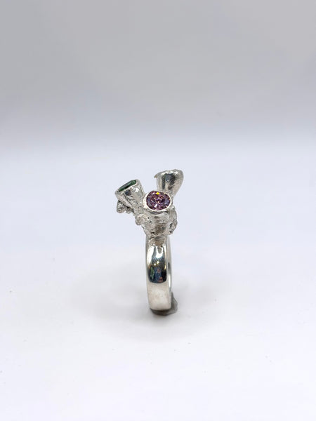 Silver Þrír Ring