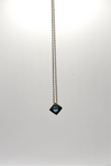 Blue Cube Necklace