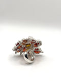 Orange and Yellow Hraun Ring