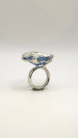 Silver Square Ring