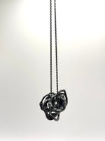 Black Swirly Necklace