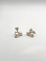 White Pearl Earrings