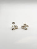 White Pearl Earrings