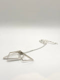 Geometric Silver Necklace