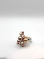 Perla Colourful Silver Ring