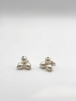 White Pearl Earrings