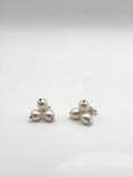 White Pearl Earrings