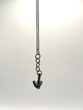 Black Cradle Silver Necklace