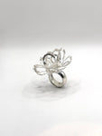 Deliquescent Flower Silver Ring