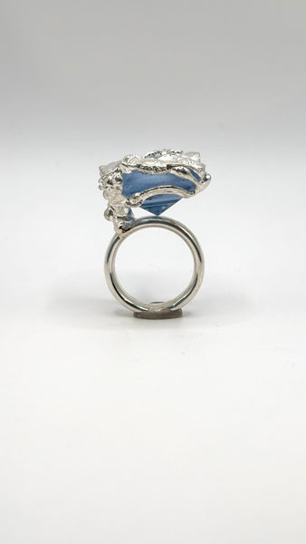 Silver Square Ring