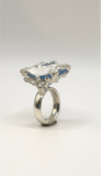 Silver Square Ring
