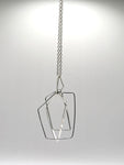 Geometric Silver Necklace