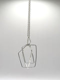 Geometric Silver Necklace