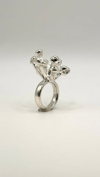 Seaweed Silver Ring