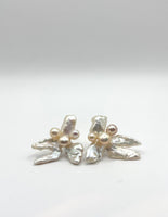 Pearl Angel Earrings