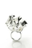 Scabrous Silver Ring 