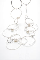 Hlekkir Silver & Pearls Necklace 