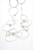 Hlekkir Silver & Pearls Necklace 