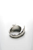 Cubic Silver Signet Ring