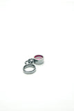 Oxidized Silver & Ruby Ring