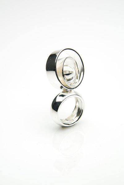 Kinetic Silver Counsel Ring