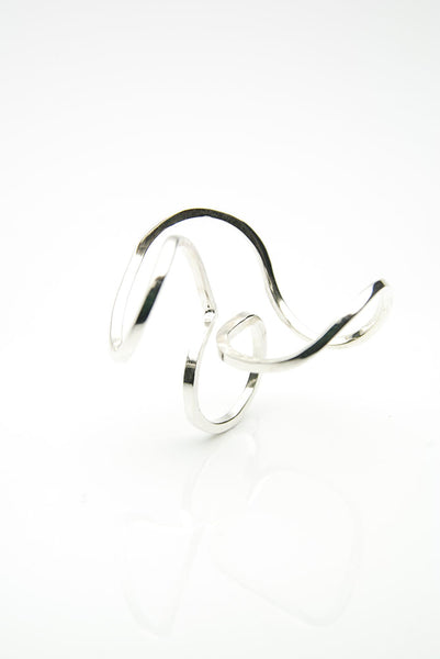 Twisted Silver Ring by Orr 