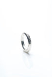 Round Sand Cast Silver Ring 