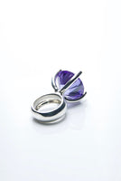 Lavender Jewel Silver Ring
