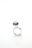 Jiggly Silver Ball Ring