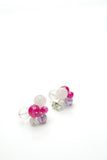 Pink Inflorescence Earrings by Orr 