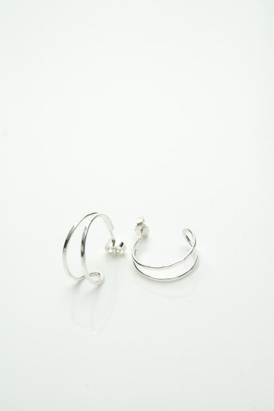 Hlykkur Silver Earrings – Orr