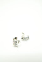 Moules Blanches Silver Earrings