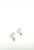 Organic Jewel Silver Earrings 