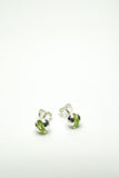 Apple-green Ball Earrings