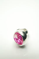 Laus Pink CZ Silver Ring 