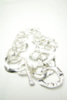 Deliquescent Silver Necklace 